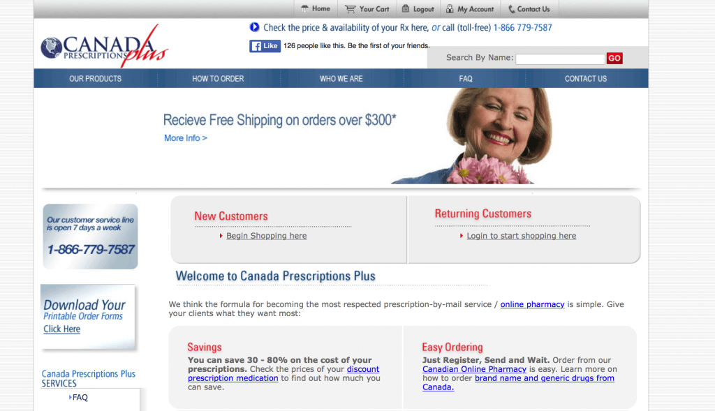 CanadaPrescriptionsPlus.com Pharmacy Review