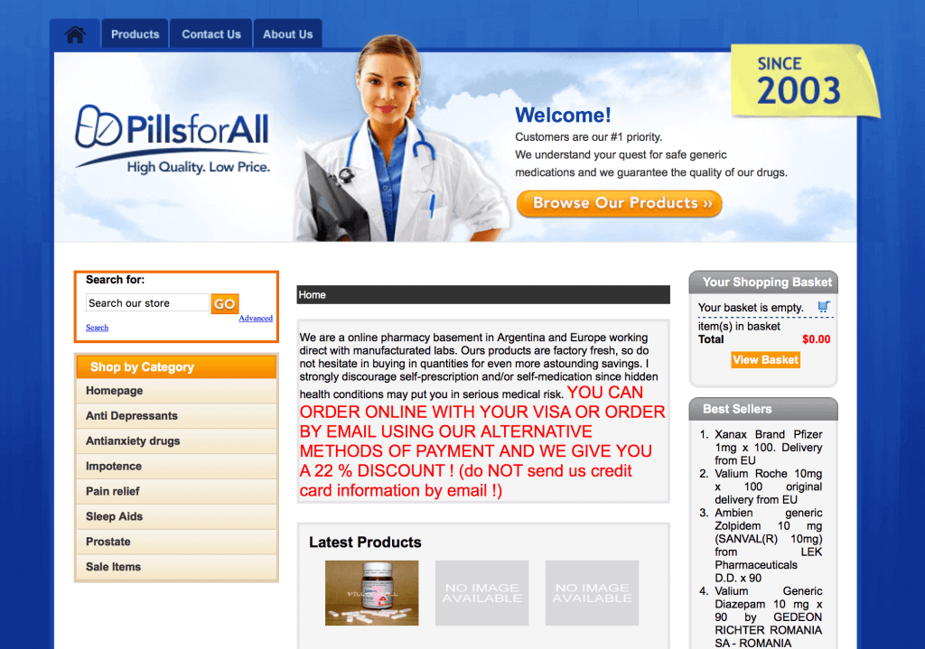 PillsForAll.com Pharmacy Review