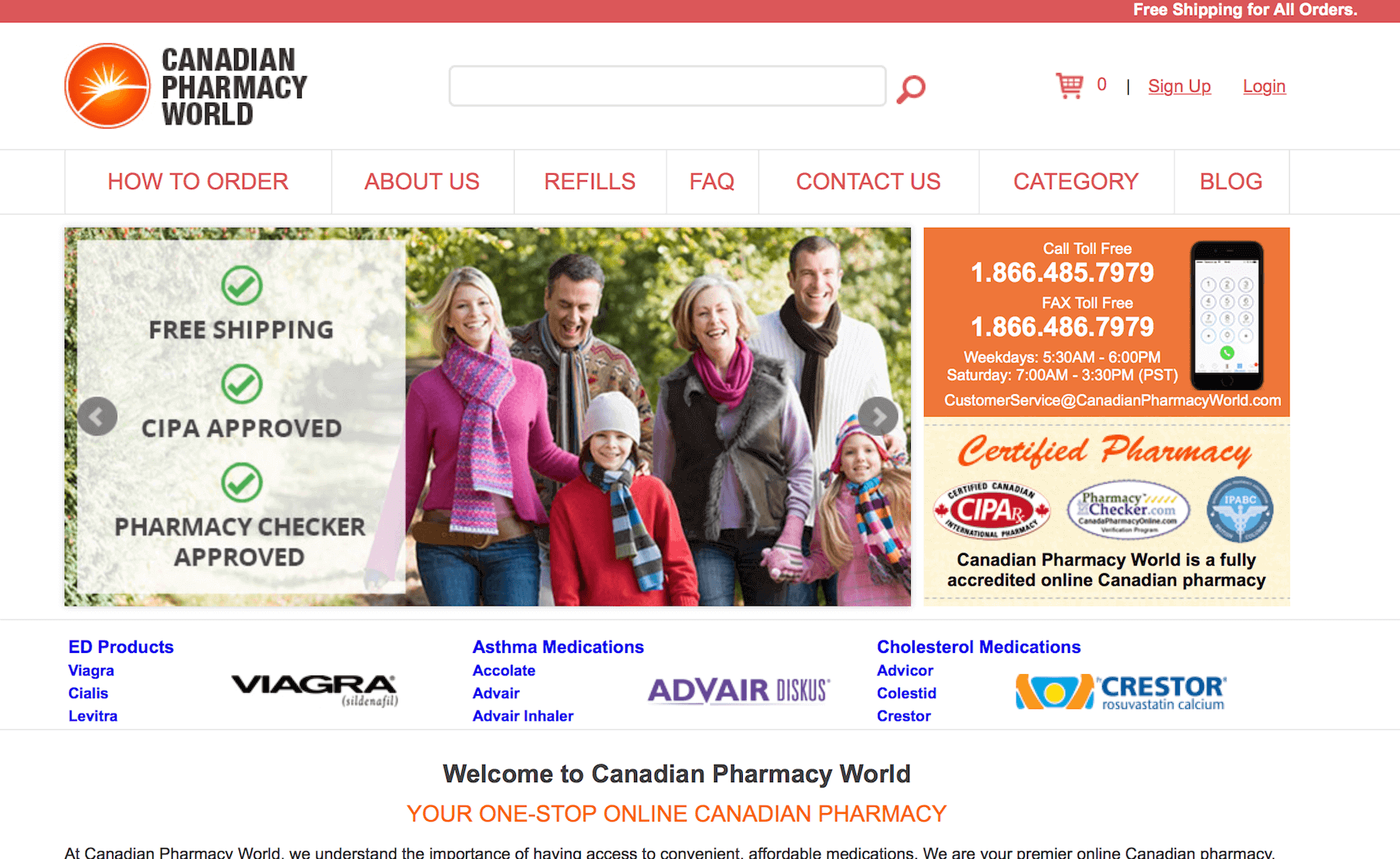 CanadianPharmacyWorld.com Pharmacy Review