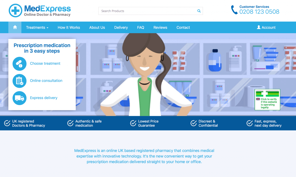 MedExpress.co.uk Pharmacy Review