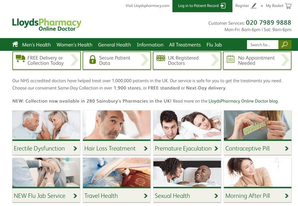 OnlineDoctor.LloydsPharmacy.com Pharmacy Review