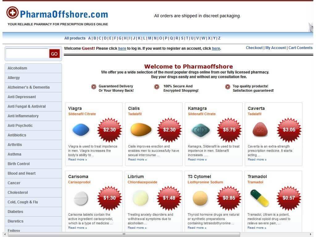 PharmaOffshore.com Pharmacy Review