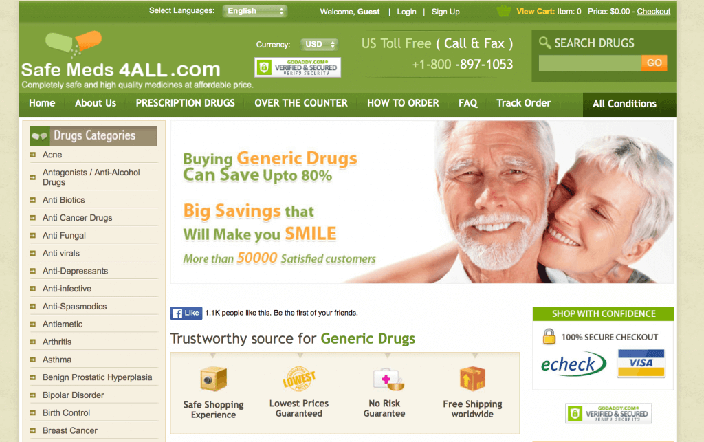 SafeMeds4all.com Pharmacy Review