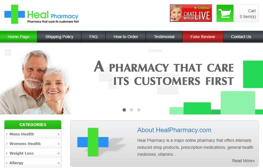 Healpharmacy.com Pharmacy Review