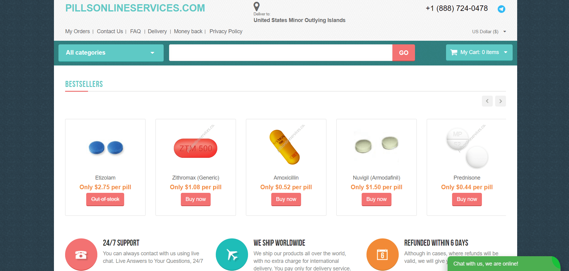 PillsOnlineServices Review