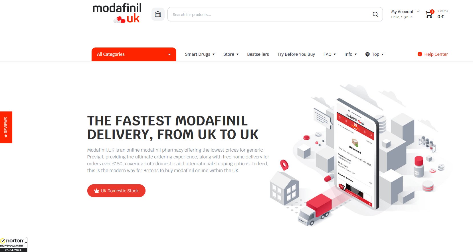 ModafinilUK Website