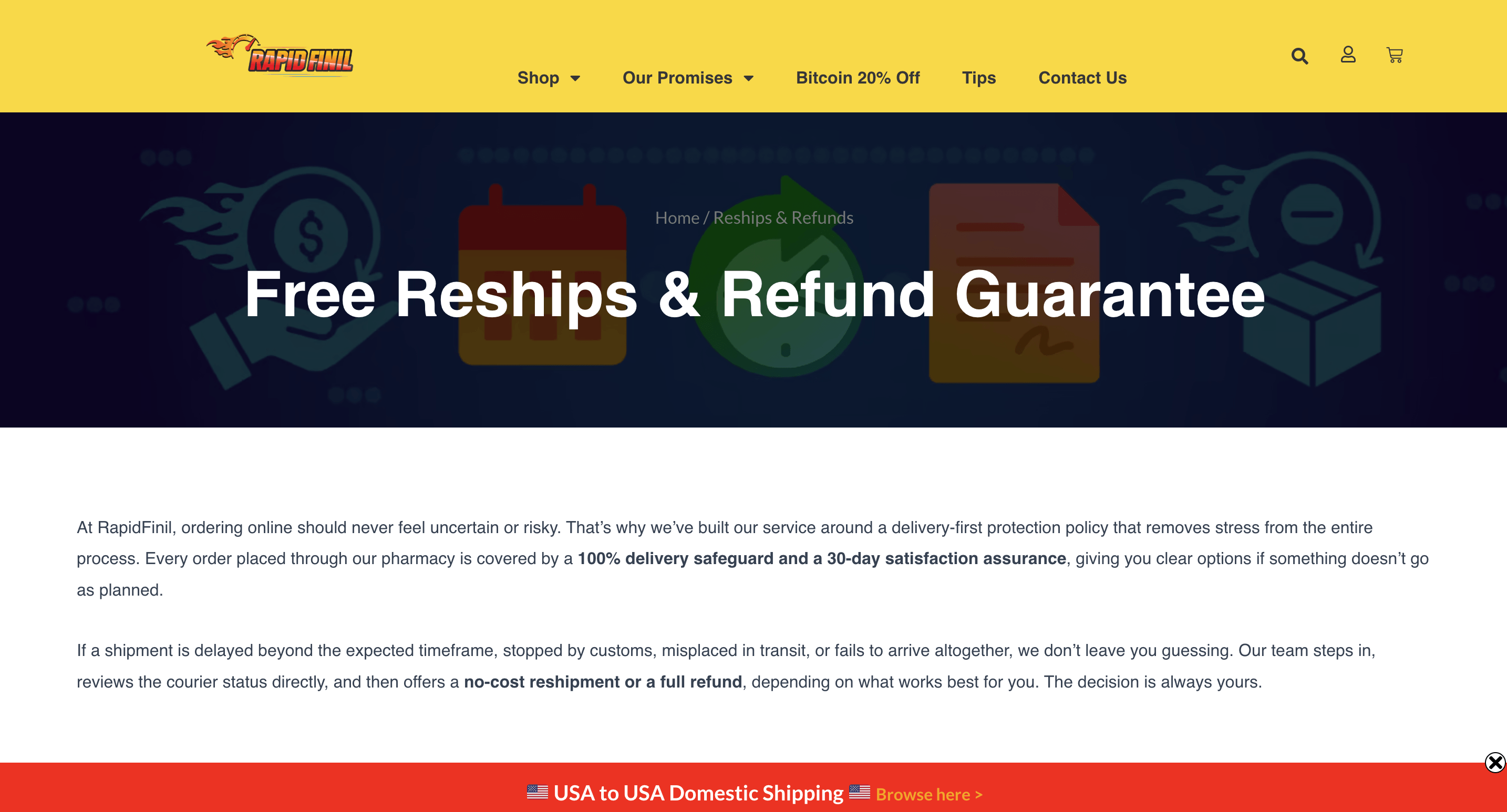 RapidFinil Refund Policy